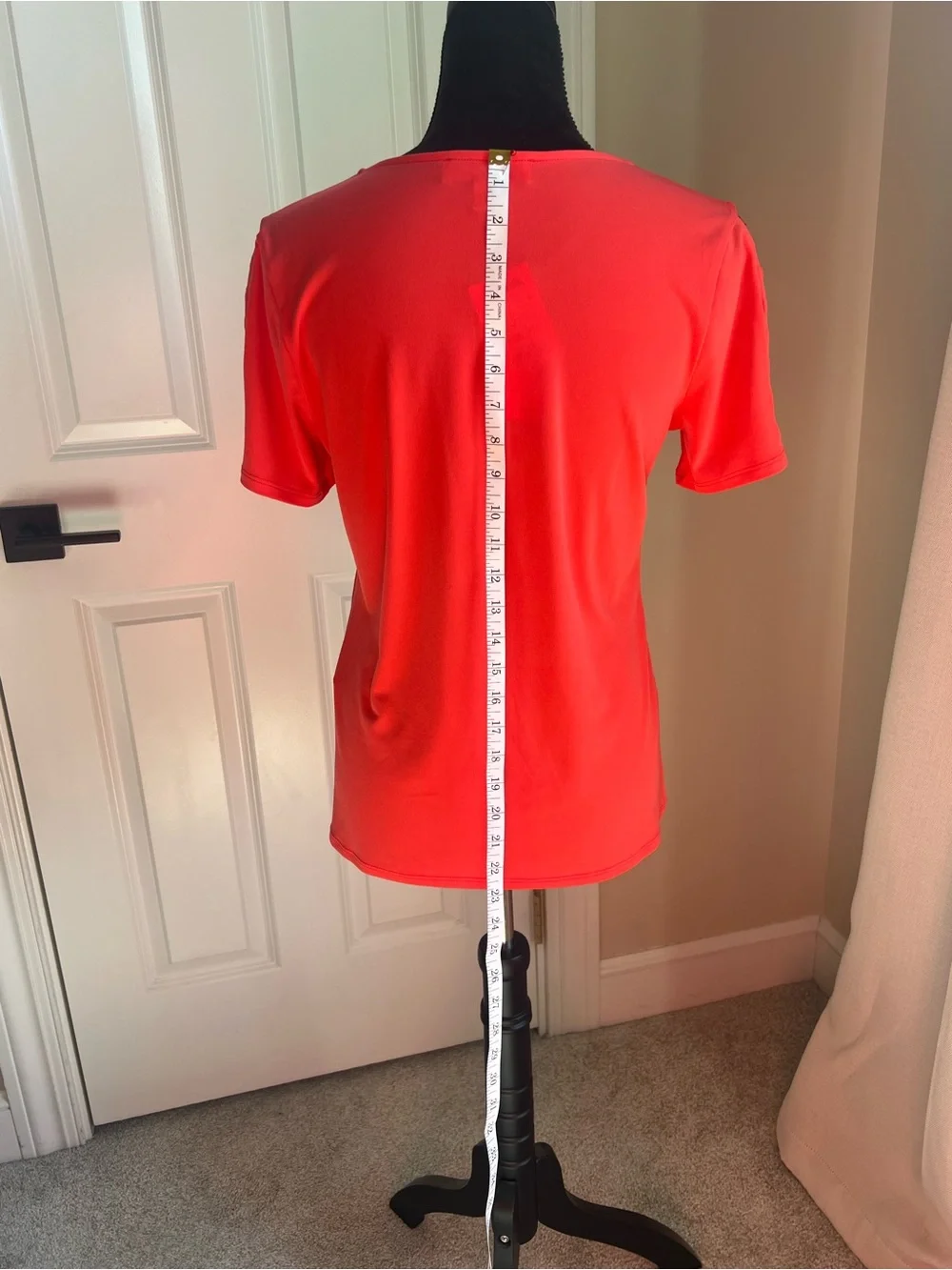 Michael Kors Vibrant Coral Crew Neck Short Sleeve Tee